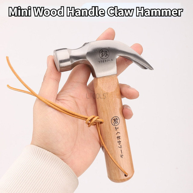 Mini Wood Handle Claw Hammer Home Commonly Used Knock Out Nails Handwork  Multifunctional Small-hammer Sturdy Durable Hand Tool - AliExpress